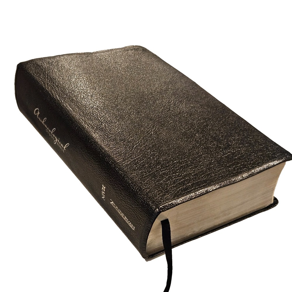 NIV Archaeological Study Bible Zondervan Bonded Leather Black 9780310927501